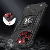Bruņots korpuss ar rokturi iPhone 15 Pro Max Ring Armor Sudraba