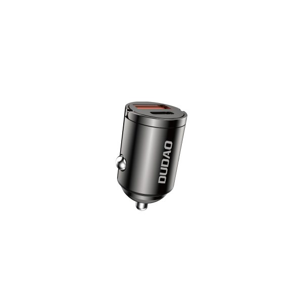 Mini automašīnas lādētājs 48W QC PD Black Lighter Socket