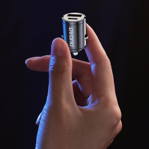 Mini automašīnas lādētājs 48W QC PD Black Lighter Socket