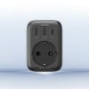 2in1 tīkla lādētāja adapteris ES AC 13A 2X USB-C 30W ES melns spraudnis