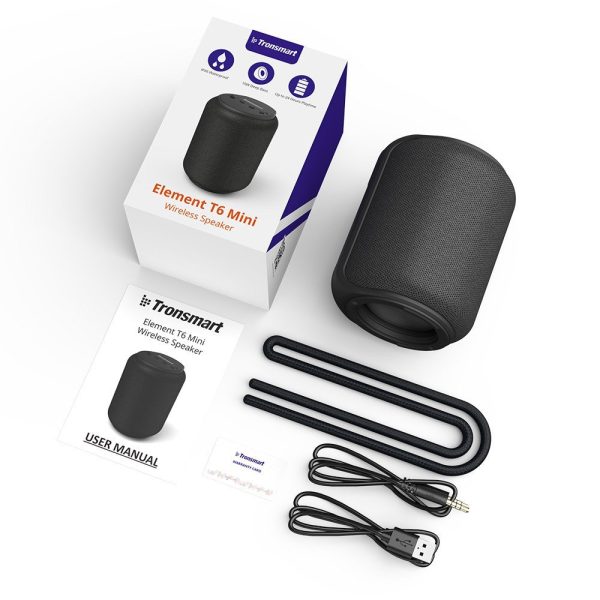 Tronsmart T6 Bluetooth 5.3 15W melns bezvadu skaļrunis