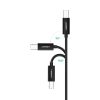 Kabeļa kabelis faksa kliedziena printerim USB-C-USB-B 1M melns