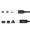Kabeļa kabelis faksa kliedziena printerim USB-C-USB-B 1M melns