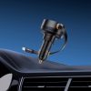 Automašīnas lādētājs ar ripotu iPhone Lightning USB-C 60W Black