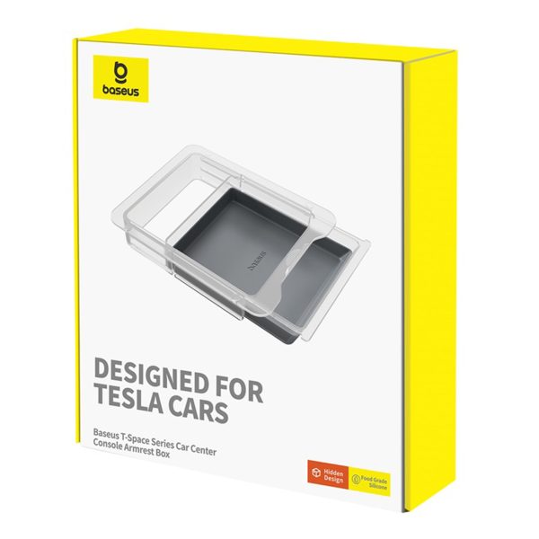 Tesla Tesla modelis 3 / y Centrālā pelēkā konsoles organizatora organizators