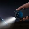 PowerBank ar lukturīti 30W 20 000 mAh + USB-A Cable-USB-C 25cm melns