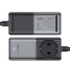 Galda lādētāju uzlādes stacija Z2 GAN 75W PD 3X USB-C 2X USB-A MELNA UN PAŠA