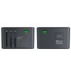 Universal Travel Charger Gan 2X USB-A 3X USB-C UK ES USA AUS Black