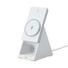 3in1 uzlādes stacijas indukcijas lādētājs Choetch T600 15W balts