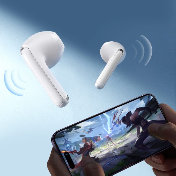 TWS Funpods sērija JR-FB1 Bluetooth 5.3 Baltas bezvadu austiņas