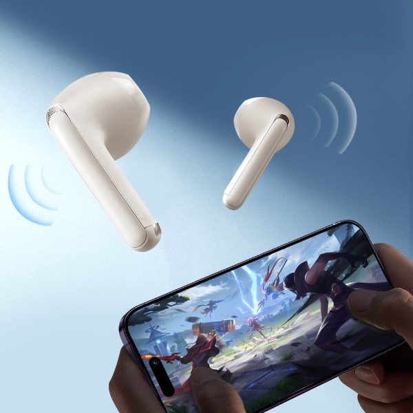 Bezvadu austiņas TWS Funpods sērija JR-FB1 Bluetooth 5.3 smilškrāsa