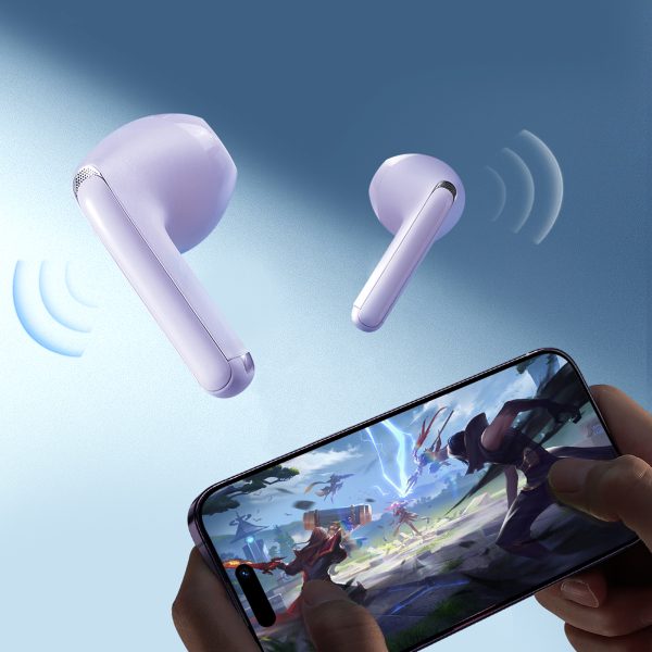 TWS Funpods sērija JR-FB1 Bluetooth 5.3 Violet bezvadu austiņas