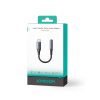 Adapteris DAC USB-C adapteris mini ligzdai 3,5 mm melns