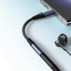 Adapteris DAC USB-C adapteris mini ligzdai 3,5 mm melns