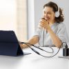 2in1 adaptera lādētājs + USB-C USB-C / mini ligzda 3,5 mm melnas austiņas
