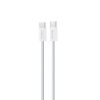 Izturīgs kabelis USB-C PD 60W kabelis 2m spilgti zilā šķiedrā pītā pītā