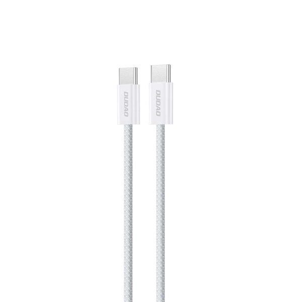 Izturīgs kabelis USB-C PD 60W kabelis 2m spilgti zilā šķiedrā pītā pītā