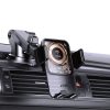 F19 automašīnas saķere pa tālruni ar indukcijas lādētāju 15W melnā krāsā