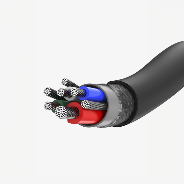 USB-C kabelis USB-C 480MB/s 5a 1m melns