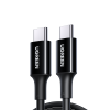 USB-C kabelis USB-C 480MB/S 5A 2M melnajam kabelim