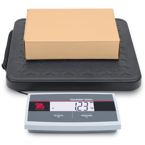 Platformas svars iesaiņojumiem iesaiņojumos Ohaus Courier 3000 LCD 33X32CM 35 kg / 20g