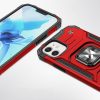 Bruņots korpuss iPhone 14 Plus magnētiskā roktura gredzena bruņu sarkanā krāsā