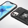 Bruņots korpuss iPhone 14 Plus magnētiskā roktura gredzena bruņu melnā krāsā