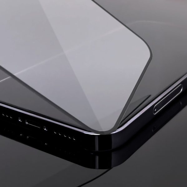 Izturīgs 9h rūdīts stikls visam Motorola Moto G42 ekrānam ar korpusa draudzīgu lietu rāmi