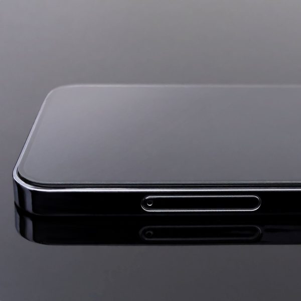 Izturīgs 9h rūdīts stikls visam Motorola Moto G42 ekrānam ar korpusa draudzīgu lietu rāmi