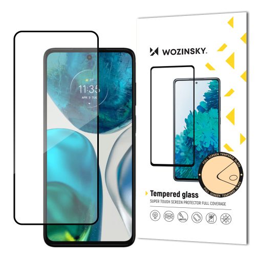 Izturīgs 9h rūdīts stikls visam Motorola Moto G52 ekrānam ar lietu draudzīgu korpusa rāmi