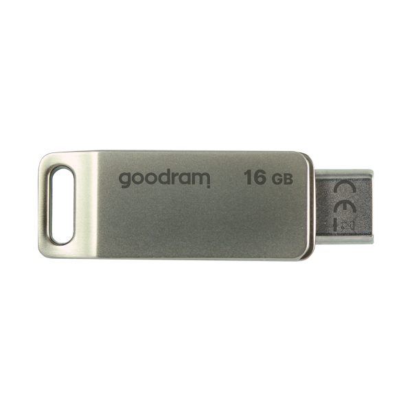Pendrive Memory Goodram 16GB USB 3.2 Gen 1 USB / USB-C OTG ODA3 sudrabs