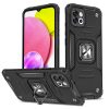Bruņots korpuss Samsung Galaxy A03 magnētiskā roktura gredzena bruņu melnā krāsā