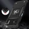Bruņots korpuss Samsung Galaxy A03 magnētiskā roktura gredzena bruņu melnā krāsā