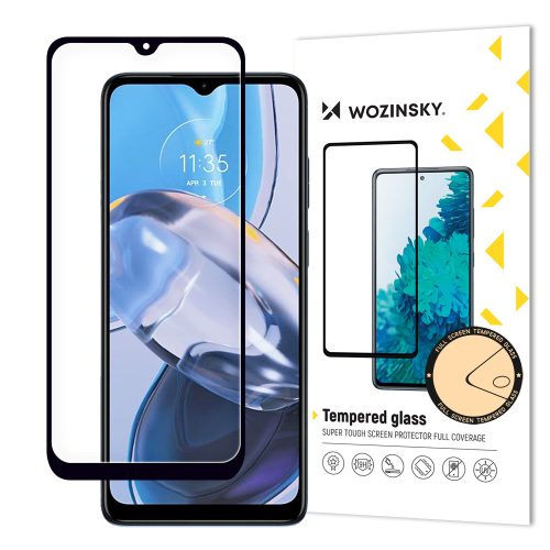 9h rūdīts stikls visam Motorola Moto E22I / E22 ekrānam ar korpusa draudzīgu lietu rāmi
