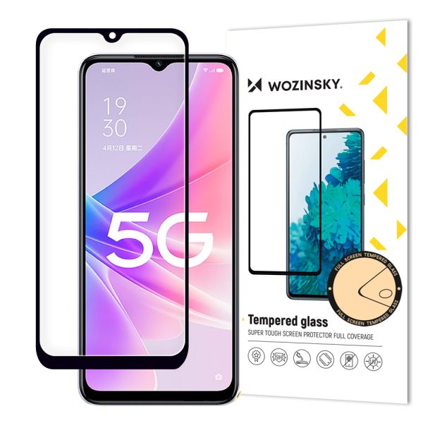 9h rūdīts stikls visam OPPO A77 4G / A57 4G / A57S / A57E ekrānam ar lietu draudzīgu lietu