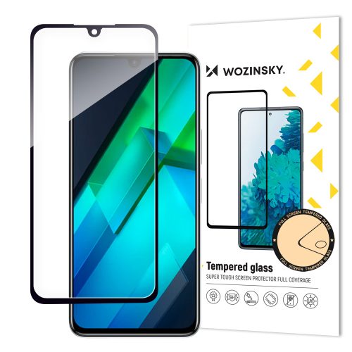 9h rūdīts stikls visam Infinix Note 12 G96 ekrānam ar korpusa draudzīgu lietu rāmi