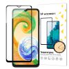 9h rūdīts stikls visam Samsung Galaxy A04S ekrānam ar melnu pilnu Gue rāmi