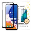 9h rūdīts stikls visam Samsung Galaxy A14 5G / A14 ekrānam ar melnu pilnu līmes rāmi