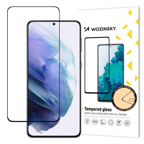 9h rūdīts stikls visam Samsung Galaxy S23+ ekrānam ar melnu pilnu Gue rāmi