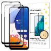 2x 9h rūdīta stikla komplekts visam Samsung Galaxy A14 5G / A14 ekrānam ar melnu rāmi