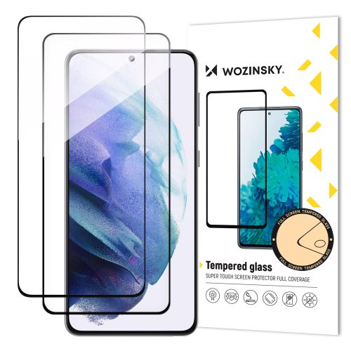2x 9h rūdīta stikla komplekts visam Samsung Galaxy S23+ ekrānam ar melnu pilnu līmes rāmi