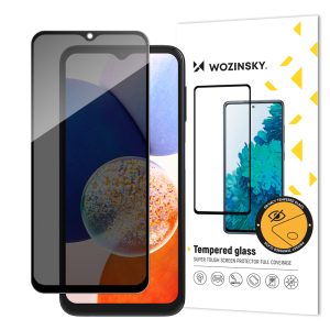Rūdīta stikla privatizēšana uz Samsung Galaxy A13 ekrāna ar anti spiegu filtru