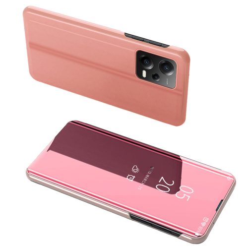 Spīdīgs korpuss ar atloku Xiaomi Redmi Note 12 5G / Poco X5 Pro 5G Clear View Case Rink Rink