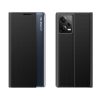 Gadījuma segums ar atloku un statīvu Xiaomi Redmi Note 12 Pro+ jauns miega korpuss melns