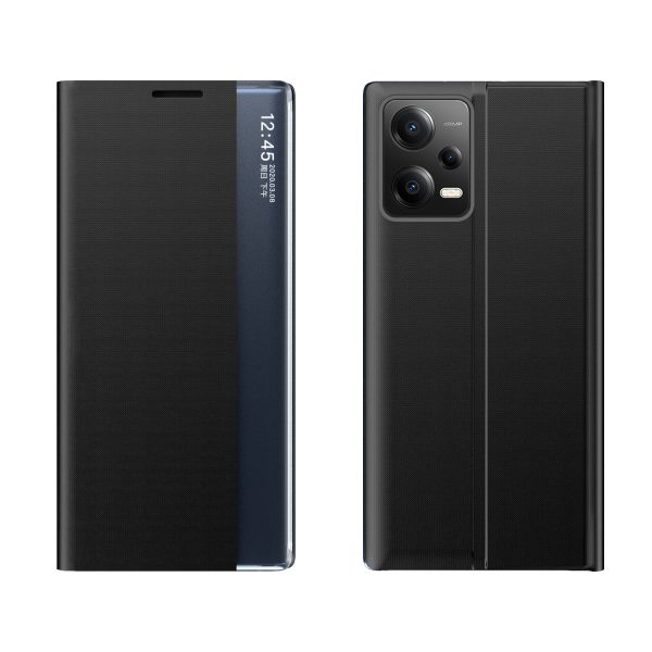 Gadījuma segums ar atloku un apceļot Xiaomi Redmi Note 12 Pro / Poco X5 Pro 5G New Sleep Case Black