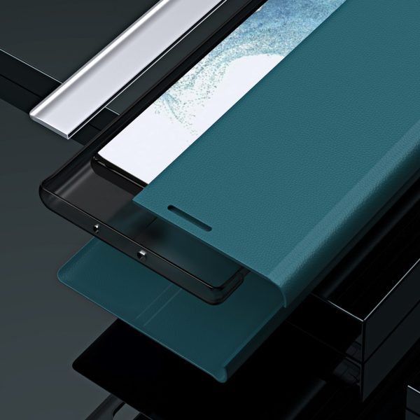 Gadījuma segums ar atloku un statīvu Xiaomi Redmi Note 12 Pro+ Sleep Case Pro Blue