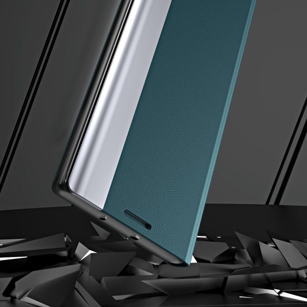 Gadījuma segums ar atloku un statīvu Xiaomi Redmi Note 12 Pro+ miega korpuss Pro melns