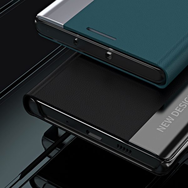 1023569-7-etui-pokrowiec-z-klapka-i-podstawka-do-xiaomi-redm-hurtel-hurtownia-sklep Gadījuma segums ar atloku un stenizējiet Xiaomi Redmi 11a / Poco C55 / Redmi 12c miega korpuss Pro Blue