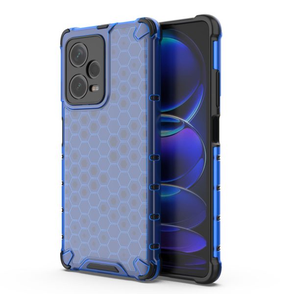 Hibrīds bruņots korpuss Xiaomi Redmi Note 12 Pro+ Honeycomb Blue