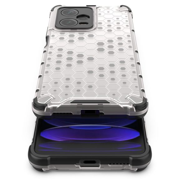 Hibrīds bruņots korpuss Xiaomi Redmi Note 12 Pro+ Honeycomb Blue